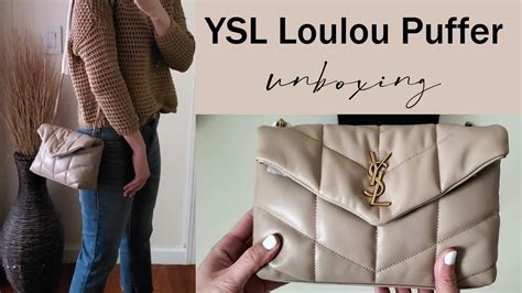 ysl puffer beige